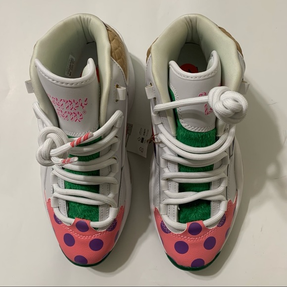 Size 7 Big Boys Womens 8 REEBOK x Hasbro x Question Mid 'Candy Land' GZ0081 - Picture 2 of 8